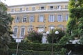 Nice, 4th september: Historic Building from Place de la Croix Marbre Square on Downtown of Nice France Royalty Free Stock Photo