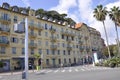 Nice, 5th september: Historic Building on Square Guynemer from Nice of French Riviera