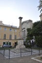 Nice, 4th september: Obelisk from Place de la Croix Marbre Square on Downtown of Nice France Royalty Free Stock Photo