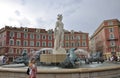 Nice, 6th september: Place Massena Square Fountain on Downtown of Nice France