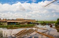 Tonle sap sea in Cambodia Asia Royalty Free Stock Photo