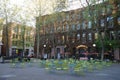 Occidental square seattle evening relaxation