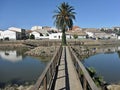 Fishing pond in La Coronada, Badajoz - Spain Royalty Free Stock Photo