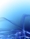 Nice very soft abstract flam wave background with smooth color gradient