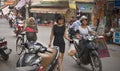 Nice Vietnamese girls in the streets of Hanoi