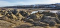 A nice view down on the river valley with the Hoodoos in the foreground