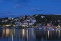 Nice view of the evening town of Jelsa on the island of Hvar Royalty Free Stock Photo