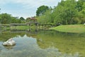 Nice view in the garden Royalty Free Stock Photo