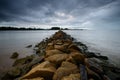 Nice view at geting beach, tumpat kelantan, malaysia.