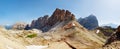 Nice view of Italian Alps - Dolomiti mountains Royalty Free Stock Photo