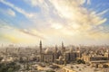 Nice view of the Mosque-Madrasa of Sultan Hassan in Cairo