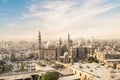 Nice view of the Mosque-Madrasa of Sultan Hassan in Cairo