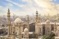 Nice view of the Mosque-Madrasa of Sultan Hassan in Cairo