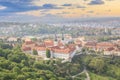 Beautiful view of Charles Bridge, Old Town and Old Town Tower of Charles BridgeNice view of Petn and Hradany in Prague, Czech Repu Royalty Free Stock Photo