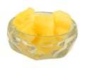 Nice view pineapple chunks Royalty Free Stock Photo