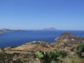 Nice view of the sea and shore of Milos Island