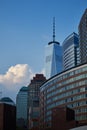 New York City Skyline Downtown Manhattan Royalty Free Stock Photo