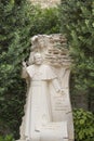 Nice view of the statue inside of Virgin Mary Harissa Lady of Lebanon at Mont Harissa