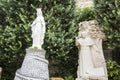 Nice view of the statue inside of Virgin Mary Harissa Lady of Lebanon at Mont Harissa