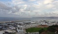 Nice view of Tangier port in morocco