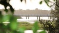 View to Ocean Dr bridge at Lake Cathie.