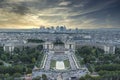 City view from Tour Eiffel in Paris. Royalty Free Stock Photo