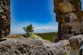 Ruins of Amberd Castle and Mount Ararat