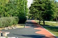 A nice walking path in the city Royalty Free Stock Photo