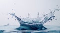nice water drop theme for wallpaper Royalty Free Stock Photo