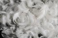 nice white duck feathers. background or texture Royalty Free Stock Photo