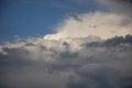 Nice white and grey cloud on blue sky Royalty Free Stock Photo