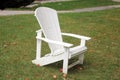A nice white relaxing aridondack chair