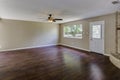 Nicely Crafted Living Room with Hardwood Floors