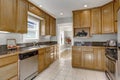 Nicely updated kitchen with lots of storage cabinets