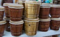 Nices bongos in a souvenirs market in Cuba Royalty Free Stock Photo