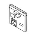 niche link building isometric icon vector illustration Royalty Free Stock Photo