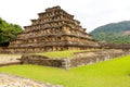 Niches pyramid in tajin veracruz mexico IV Royalty Free Stock Photo