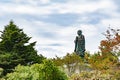 The Nichiren Statue on Sado Island, Japan Royalty Free Stock Photo