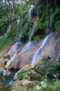 The Nicho waterfalls in the Cuban tropical forest Royalty Free Stock Photo