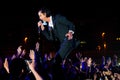 Nick Cave and the Bad Seeds band perform in concert Royalty Free Stock Photo