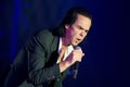 Nick Cave and the Bad Seeds band perform in concert Royalty Free Stock Photo