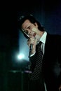 Nick Cave during the live concert at the PalaLido Royalty Free Stock Photo