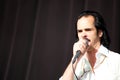 Nick Cave Performing at ATP Royalty Free Stock Photo