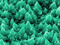 Nickel nanostructures grown by electrolysis