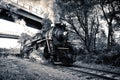 The Nickel Plate locomotive steam engine Royalty Free Stock Photo