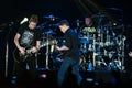 Nickelback , Chad Kroeger and the guitarist Ryan Peake during the concert Royalty Free Stock Photo