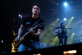 Nickelback , Ryan Peake during the concert Royalty Free Stock Photo