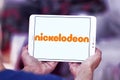 Nickelodeon television network logo Royalty Free Stock Photo