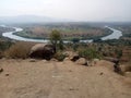 Nickles point  of Bhor .Naturel Beuty shape in Neckles Royalty Free Stock Photo