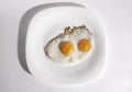 With the nickname ox-eye it is commonly called a dish composed of an egg prepared by frying;